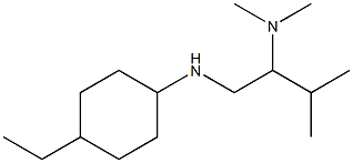 {1-[(4-ethylcyclohexyl)amino]-3-methylbutan-2-yl}dimethylamine Struktur