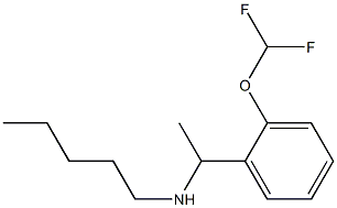 {1-[2-(difluoromethoxy)phenyl]ethyl}(pentyl)amine