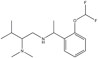 {1-[2-(difluoromethoxy)phenyl]ethyl}[2-(dimethylamino)-3-methylbutyl]amine