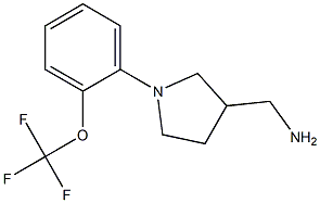 {1-[2-(trifluoromethoxy)phenyl]pyrrolidin-3-yl}methylamine|