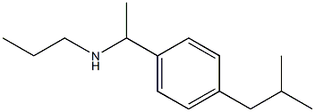 {1-[4-(2-methylpropyl)phenyl]ethyl}(propyl)amine Structure