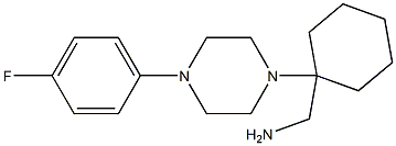 {1-[4-(4-fluorophenyl)piperazin-1-yl]cyclohexyl}methylamine