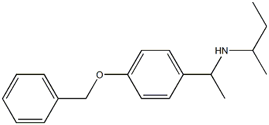 {1-[4-(benzyloxy)phenyl]ethyl}(butan-2-yl)amine