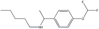 {1-[4-(difluoromethoxy)phenyl]ethyl}(pentyl)amine