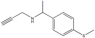  {1-[4-(methylsulfanyl)phenyl]ethyl}(prop-2-yn-1-yl)amine