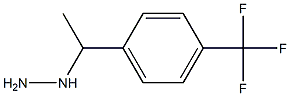 {1-[4-(trifluoromethyl)phenyl]ethyl}hydrazine,,结构式