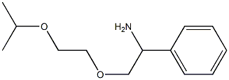 {1-amino-2-[2-(propan-2-yloxy)ethoxy]ethyl}benzene Struktur