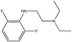 {2-[(2,6-difluorophenyl)amino]ethyl}diethylamine,,结构式