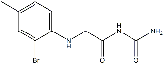 {2-[(2-bromo-4-methylphenyl)amino]acetyl}urea