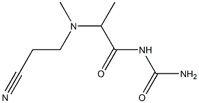 {2-[(2-cyanoethyl)(methyl)amino]propanoyl}urea