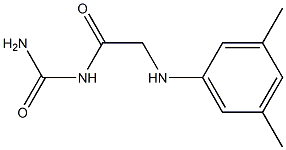 {2-[(3,5-dimethylphenyl)amino]acetyl}urea,,结构式