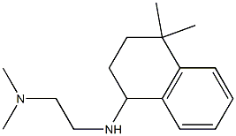 {2-[(4,4-dimethyl-1,2,3,4-tetrahydronaphthalen-1-yl)amino]ethyl}dimethylamine,,结构式