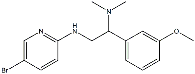 {2-[(5-bromopyridin-2-yl)amino]-1-(3-methoxyphenyl)ethyl}dimethylamine|