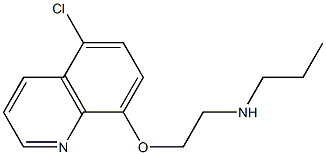  {2-[(5-chloroquinolin-8-yl)oxy]ethyl}(propyl)amine