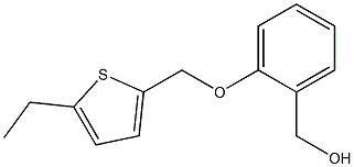 {2-[(5-ethylthiophen-2-yl)methoxy]phenyl}methanol 结构式