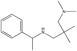 {2-[(dimethylamino)methyl]-2-methylpropyl}(1-phenylethyl)amine,,结构式