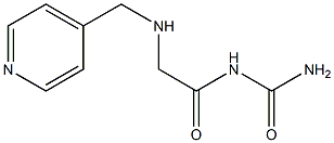 {2-[(pyridin-4-ylmethyl)amino]acetyl}urea Structure