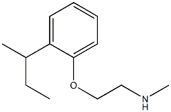 {2-[2-(butan-2-yl)phenoxy]ethyl}(methyl)amine Structure