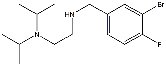 {2-[bis(propan-2-yl)amino]ethyl}[(3-bromo-4-fluorophenyl)methyl]amine