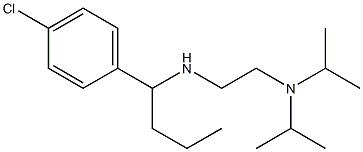  {2-[bis(propan-2-yl)amino]ethyl}[1-(4-chlorophenyl)butyl]amine