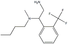 {2-amino-1-[2-(trifluoromethyl)phenyl]ethyl}(butyl)methylamine