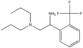 {2-amino-2-[2-(trifluoromethyl)phenyl]ethyl}dipropylamine Struktur