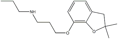 {3-[(2,2-dimethyl-2,3-dihydro-1-benzofuran-7-yl)oxy]propyl}(propyl)amine