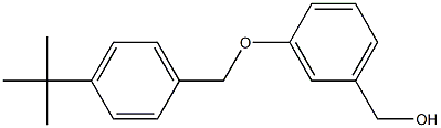 {3-[(4-tert-butylphenyl)methoxy]phenyl}methanol,,结构式