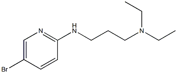 {3-[(5-bromopyridin-2-yl)amino]propyl}diethylamine Structure