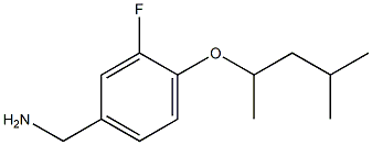 {3-fluoro-4-[(4-methylpentan-2-yl)oxy]phenyl}methanamine