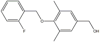 {4-[(2-fluorophenyl)methoxy]-3,5-dimethylphenyl}methanol