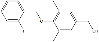 {4-[(2-fluorophenyl)methoxy]-3,5-dimethylphenyl}methanol|