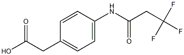 {4-[(3,3,3-trifluoropropanoyl)amino]phenyl}acetic acid