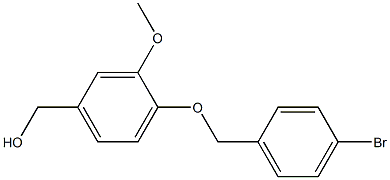 {4-[(4-bromophenyl)methoxy]-3-methoxyphenyl}methanol