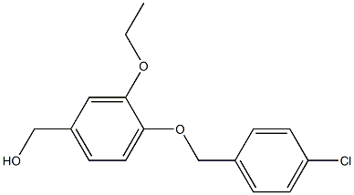 {4-[(4-chlorophenyl)methoxy]-3-ethoxyphenyl}methanol