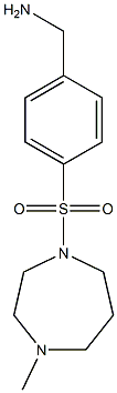 {4-[(4-methyl-1,4-diazepane-1-)sulfonyl]phenyl}methanamine