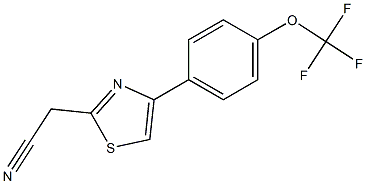  {4-[4-(trifluoromethoxy)phenyl]-1,3-thiazol-2-yl}acetonitrile