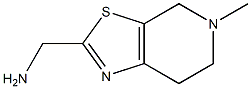 {5-methyl-4H,5H,6H,7H-pyrido[4,3-d][1,3]thiazol-2-yl}methanamine Struktur