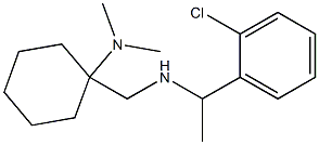 1-({[1-(2-chlorophenyl)ethyl]amino}methyl)-N,N-dimethylcyclohexan-1-amine|