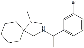 1-({[1-(3-bromophenyl)ethyl]amino}methyl)-N,N-dimethylcyclohexan-1-amine
