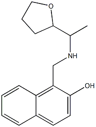 1-({[1-(oxolan-2-yl)ethyl]amino}methyl)naphthalen-2-ol Structure