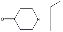 1-(1,1-dimethylpropyl)piperidin-4-one,,结构式