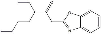 1-(1,3-benzoxazol-2-yl)-3-ethylheptan-2-one Structure