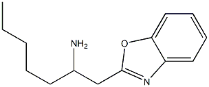 1-(1,3-benzoxazol-2-yl)heptan-2-amine Structure