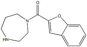 1-(1-benzofuran-2-ylcarbonyl)-1,4-diazepane,,结构式