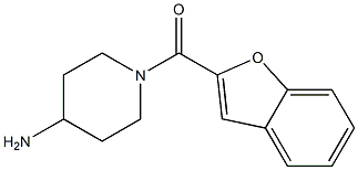 1-(1-benzofuran-2-ylcarbonyl)piperidin-4-amine Structure