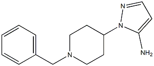 1-(1-benzylpiperidin-4-yl)-1H-pyrazol-5-amine 结构式