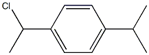 1-(1-chloroethyl)-4-(propan-2-yl)benzene 结构式