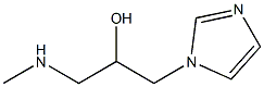 1-(1H-imidazol-1-yl)-3-(methylamino)propan-2-ol Struktur