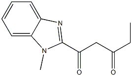 1-(1-methyl-1H-1,3-benzodiazol-2-yl)pentane-1,3-dione